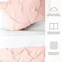 Casual Comfort Pinch Pleat Duvet Cover Set