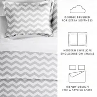 Casual Comfort Premium Ultra Soft Arrow Pattern Duvet Cover Set