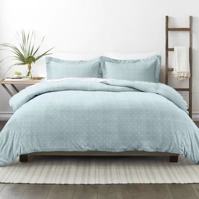 Casual Comfort Premium Ultra Soft Polka Dot Pattern Duvet Cover Set