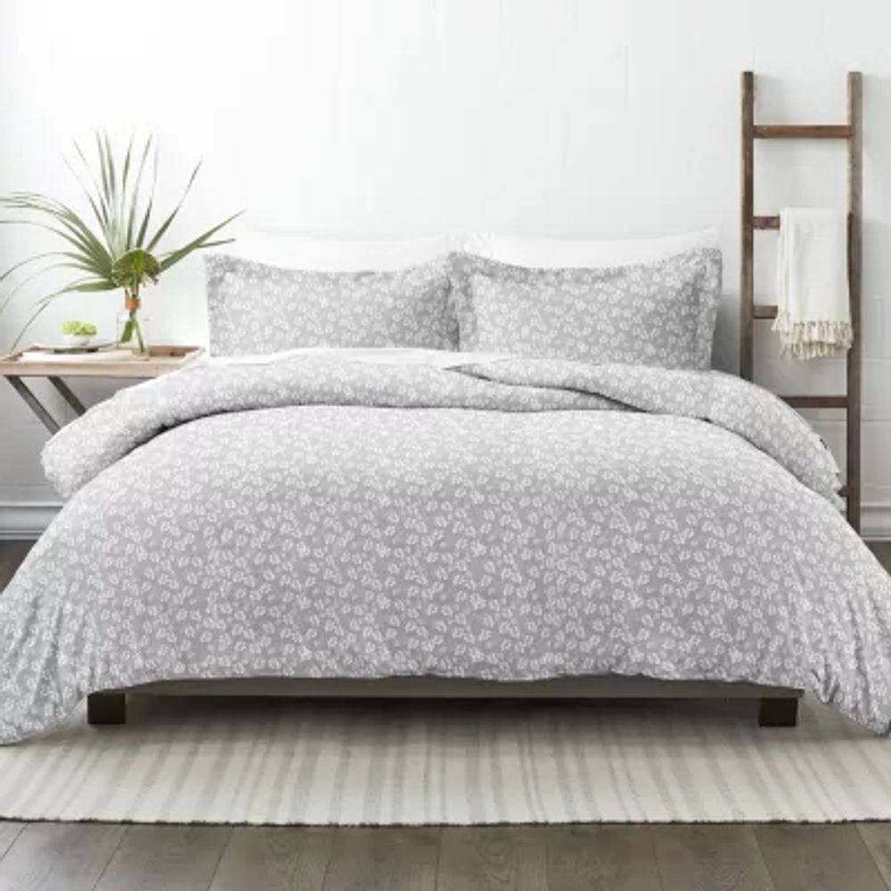 Casual Comfort Premium Ultra Soft Wheatfield Pattern Duvet Cover Set