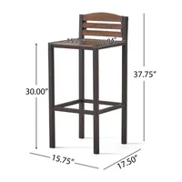 Milos 2-pc. Patio Bar Stool