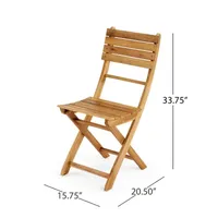 Positano 2-pc. Folding Patio Dining Chair