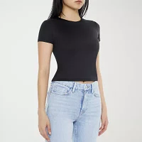 Forever 21 Womens Juniors Crew Neck Short Sleeve T-Shirt