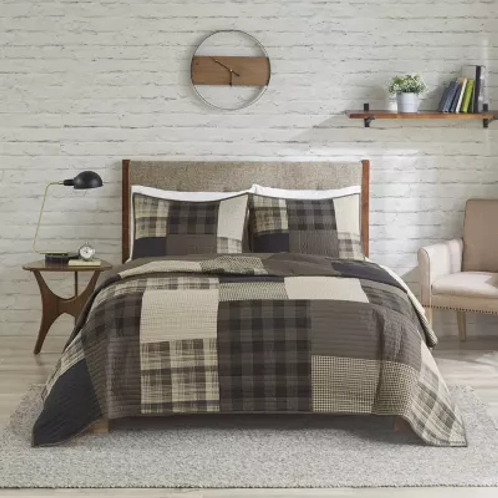 Woolrich Winter Hills Oversized Cotton 3pc Quilt Set