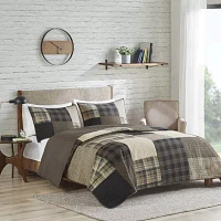 Woolrich Winter Hills Oversized Cotton 3pc Quilt Set