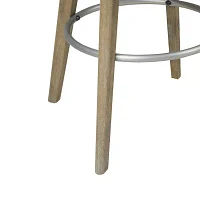 Madison Park Walsh Counter Stool Height Upholstered Swivel Bar