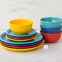 Fiesta Vibrant Bistro Coupe 12-pc. Dinnerware Set