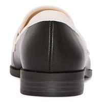 Liz Claiborne Womens Jakey Square Toe Loafers