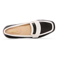 Liz Claiborne Womens Jakey Square Toe Loafers