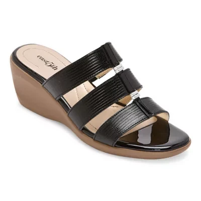 east 5th Womens Evergreen Heeled Sandals