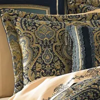 Five Queens Court Palmer 4-pc. Damask + Scroll Comforter Set