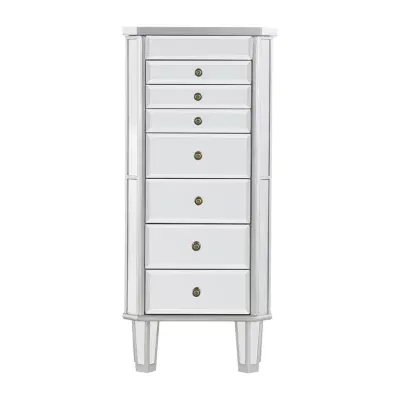 Powell Company Annabella Mirrored Jewelry Armoire