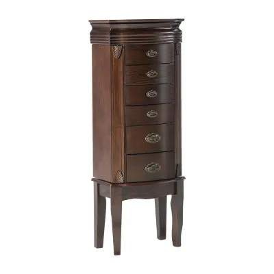 Powell Company Holly Espresso Jewelry Armoire