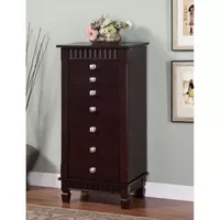 Powell Company Maxine Cherry Jewelry Armoire