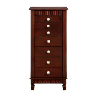 Powell Company Maxine Cherry Jewelry Armoire