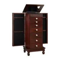 Powell Company Maxine Cherry Jewelry Armoire