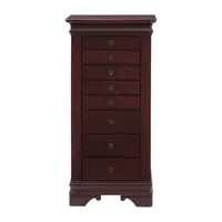 Powell Company Rema Cherry Jewelry Armoire