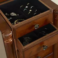 Powell Company Kristen Cherry Jewelry Armoire