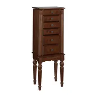 Powell Company Kristen Cherry Jewelry Armoire