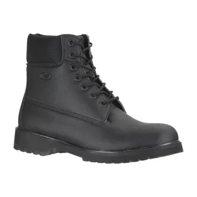 Lugz Mens Convoy Flat Heel Lace Up Boots
