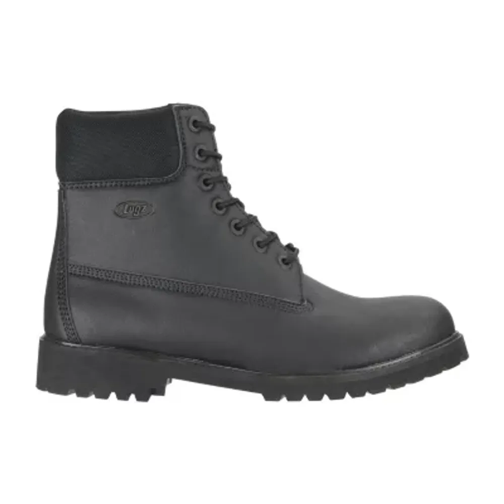 Lugz Mens Convoy Flat Heel Lace Up Boots