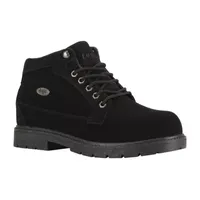 Lugz Mens Mantle Mid Block Heel Lace Up Boots