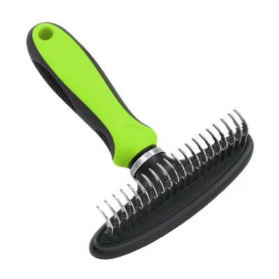 Pet Life ® Flex Series Undercoat Dematter Grooming Pet Rake