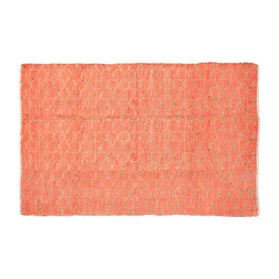 Home Weavers Inc Beehive Modern Bath Rug