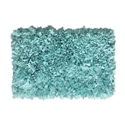 Home Weavers Inc Bella Premium Jersey Shaggy Bath Rug