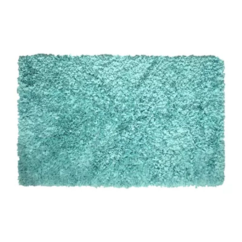 Home Weavers Inc Bella Premium Jersey Shaggy Bath Rug