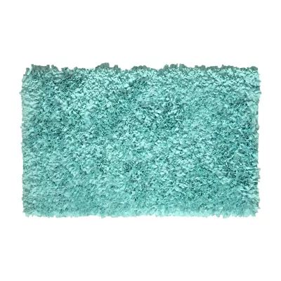 Home Weavers Inc Bella Premium Jersey Shaggy Bath Rug