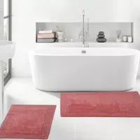 Home Weavers Inc Luxury Hotel Style 2-pc. Reversible Bath Rug Set