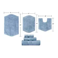 Home Weavers Inc Waterford And Towels Quick Dry Bath Rug Set