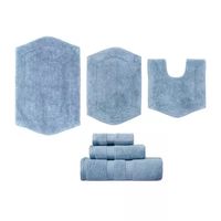 Home Weavers Inc Waterford And Towels Quick Dry Bath Rug Set