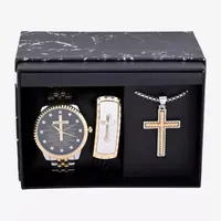 Mens Two Tone 3-pc. Watch Boxed Set Mac8089jc