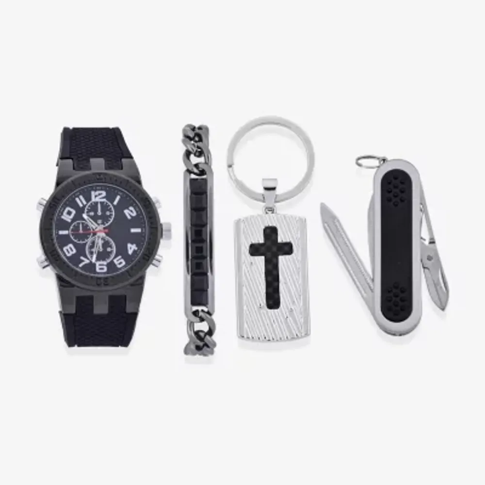 Geneva Mens 4-pc. Watch Boxed Set Mac8099jc