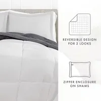 Casual Comfort Gray Ombre Down-Alternative Comforter