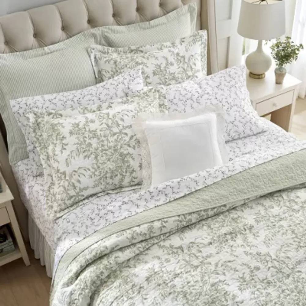 Laura Ashley Bedford Quilt Set