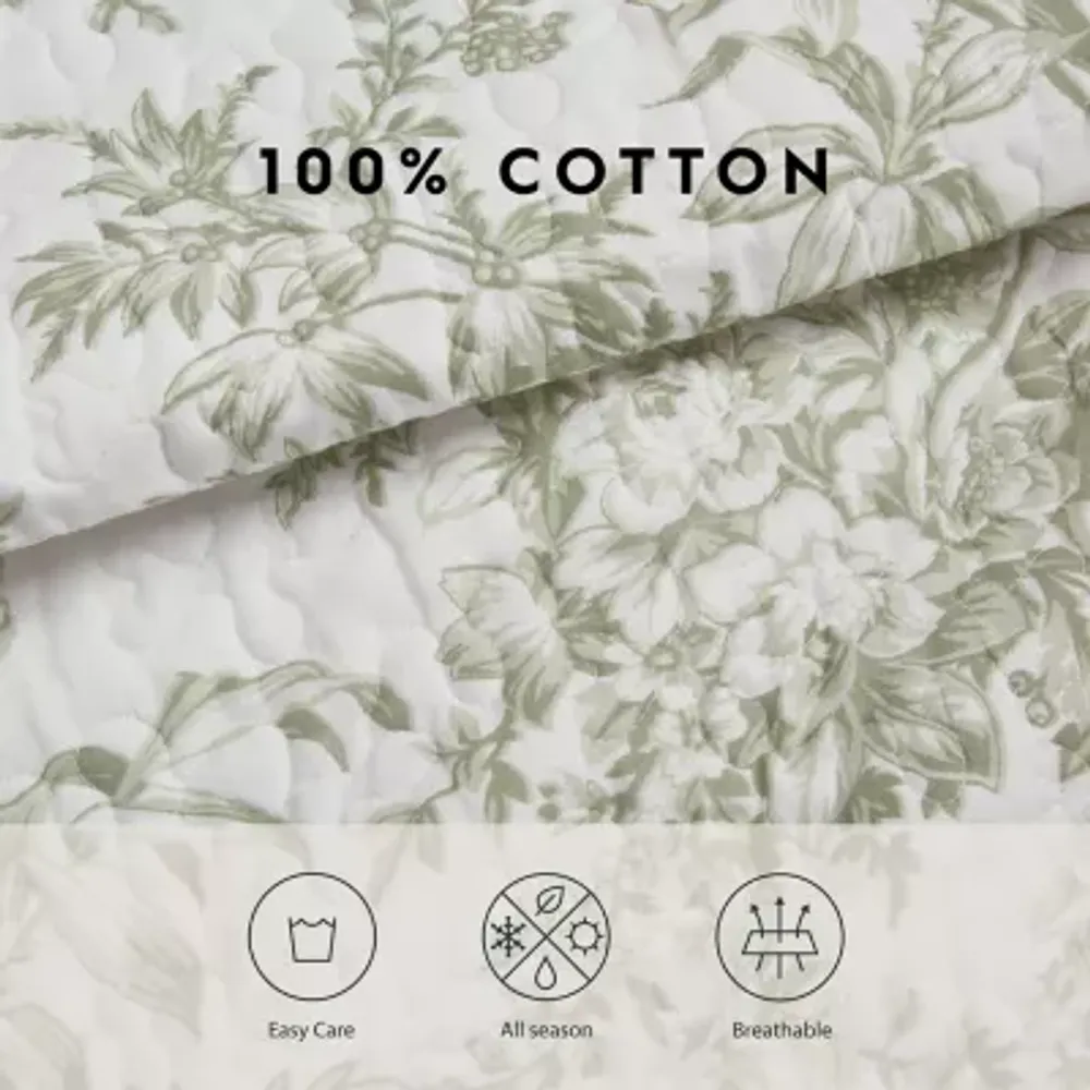 Laura Ashley Bedford Quilt Set