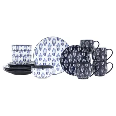 Baum Terra Blue 16-pc. Ceramic Dinnerware Set