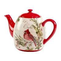 Certified International Silent Night Earthenware Teapot