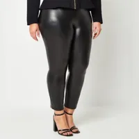 Bold Elements Plus Womens High Rise Full Length Leggings