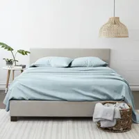 Casual Comfort™ Premium Ultra Soft Thatch Pattern Microfiber Wrinkle Free Sheet Set