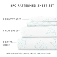 Casual Comfort™ Premium Ultra Soft Vine Pattern Microfiber Wrinkle Free Sheet Set