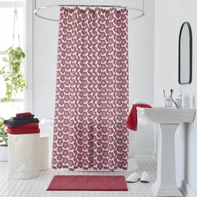 Home Expressions Red Poppy Shower Curtain