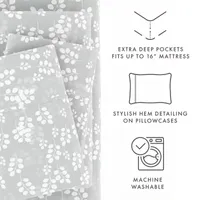 Casual Comfort™ Premium Ultra Soft Wheat Pattern Microfiber Wrinkle Free Sheet Set