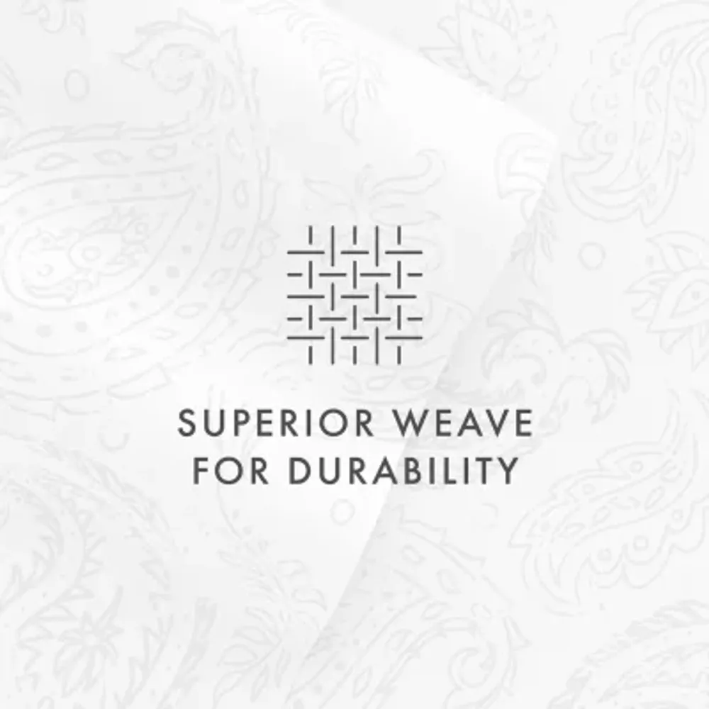 Casual Comfort™ Premium Ultra Soft Coarse Paisley Pattern Sheet Set