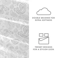 Casual Comfort™ Premium Ultra Soft Coarse Paisley Pattern Sheet Set