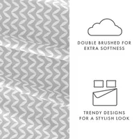 Casual Comfort™ Premium Ultra Soft Puffed Chevron Pattern Sheet Set