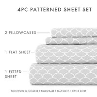 Casual Comfort™ Premium Ultra Soft Scallops Pattern Sheet Set